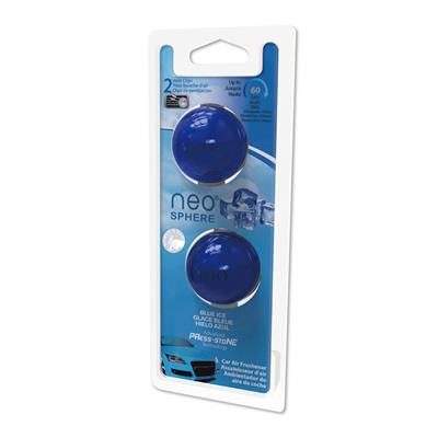 Neo Sphere Vent Clip Air Freshener 2 Pack- Blue Ice