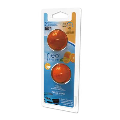 Neo Sphere Vent Clip Air Freshener 2 Pack- Citrus