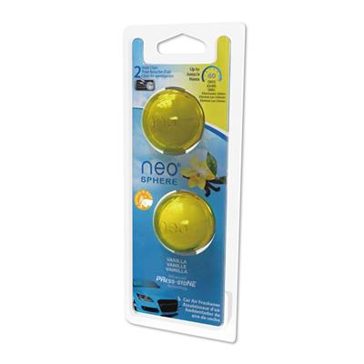 Neo Sphere Vent Clip Air Freshener 2 Pack- Vanilla