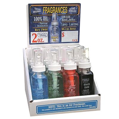 100% Oil Spray Air Fresheners 2 Ounce Bottle - Baby Powder