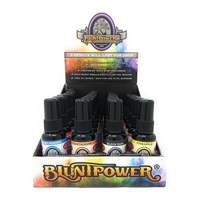 Bluntpower 24 Piece Display 1 Ounce Oil Base Concentrate Air Freshener