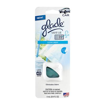 Glade Vent Oil Air Freshener - Clean Linen