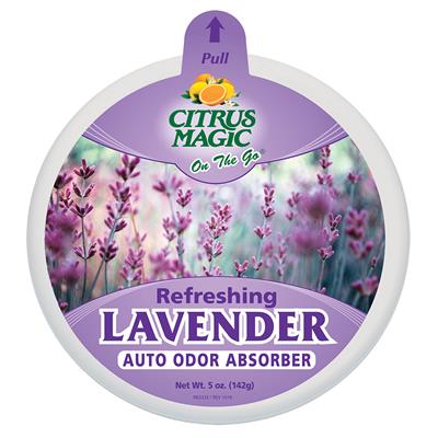 Citrus Magic On The Go Solid Air Freshener 5 Ounce 6 Pieces Display - Lavender