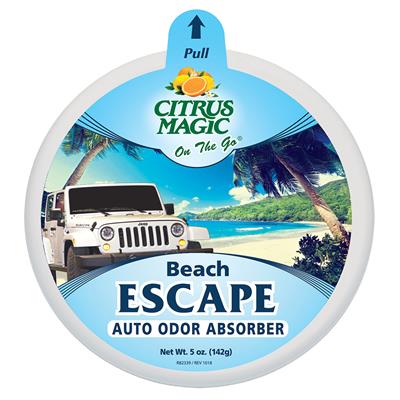 Citrus Magic On The Go Solid Air Freshener 5 Ounce 6 Pieces Display - Beach Escape