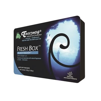 Treefrog Fresh Box Air Freshener - Black Squash