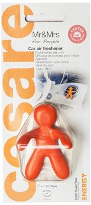 Mr & Mrs Cesare 3D Air Freshener - Orange Energy