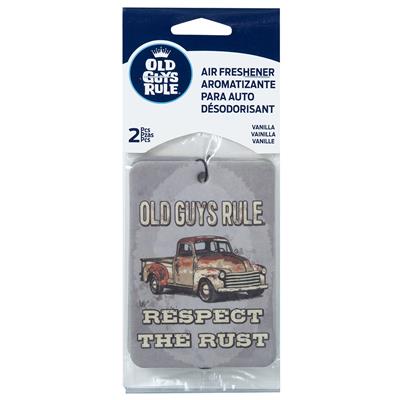 Old Guys Respect The Rust - 2 Pack Paper Air Freshener