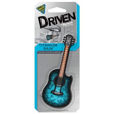 Driven Air Freshener Guitar- Titanium Rain