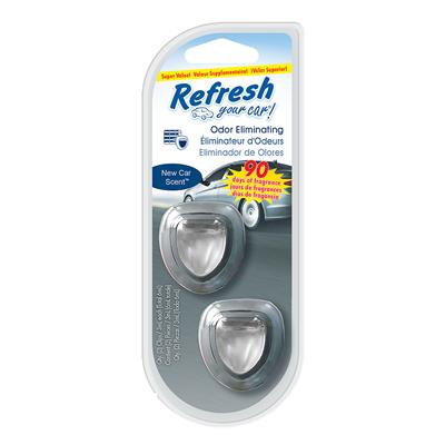 Refresh Mini Membrane Air Freshener 2 Pack - New Car