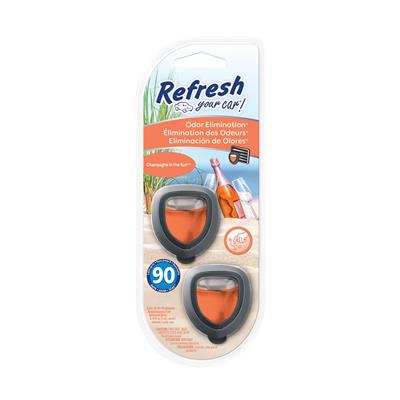 Refresh Mini Membrane Air Freshener 2 Pack - Champagne In The Sun