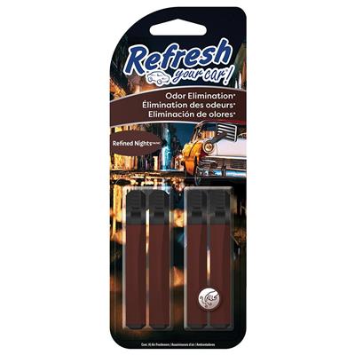 Refresh Auto Vent Stick Air Freshener 4 Pack - Refined Nights