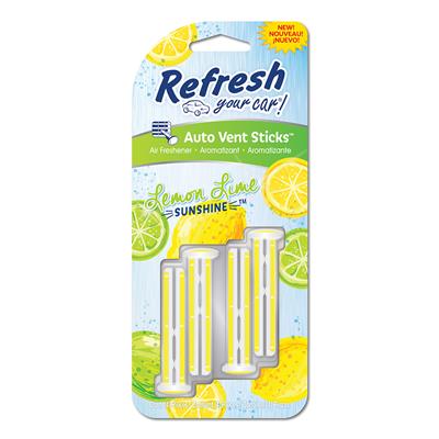 Refresh Auto Vent Stick Air Freshener - Lemon Lime Sunshine
