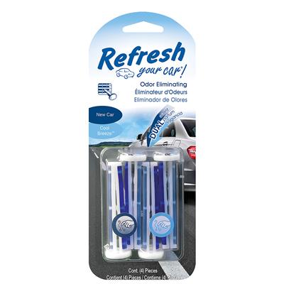 Refresh Dual Scent Vent Stick Air Freshener - New Car/Cool Brz