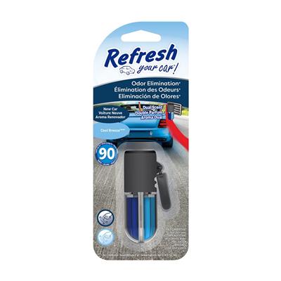 Refresh Auto Oil Wick Vent Air Freshener - New Car/Cool Breeze