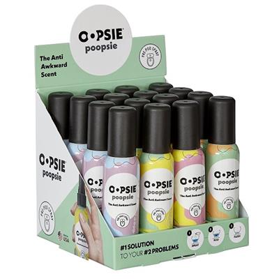 Oopsie Poopsie Air Spray Freshener - 16 Piece Display