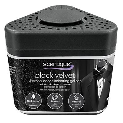 Scentique Odor Eliminating Charcoal Gel Air Freshener - Black Velvet