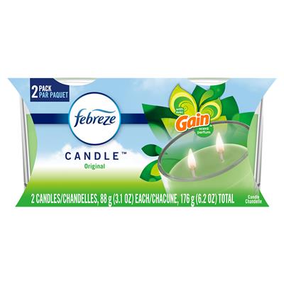 Febreze Candle Air Freshener - Gain Original Scent - 2 count