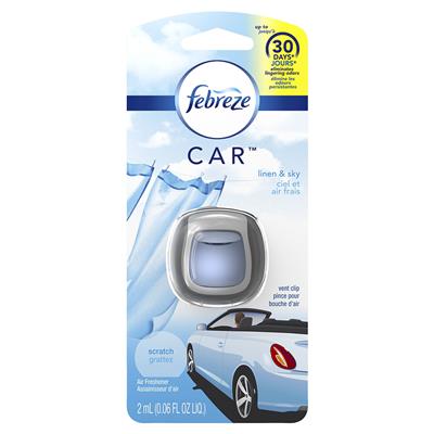 Febreze Car Vent Air Freshener - Linen and Sky