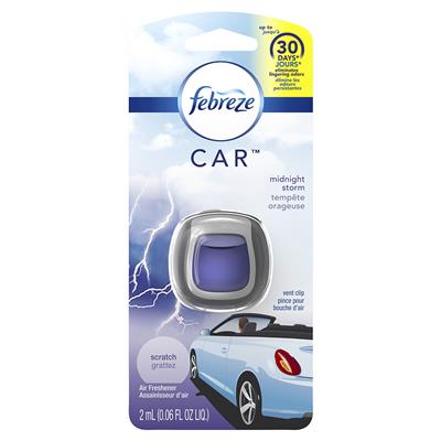 Febreze Car Vent Air Freshener - Midnight Storm