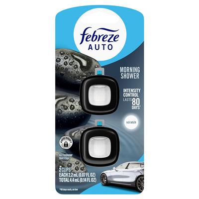 Febreze Auto Vent 2 Count Air Freshener - Morning Shower