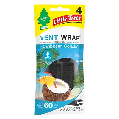 Little Tree Vent Wrap Air Freshener - Caribbean Colada