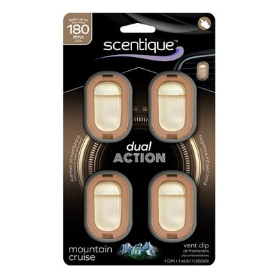 Scentique Vent Clip 4 Pack - Mountain Cruise