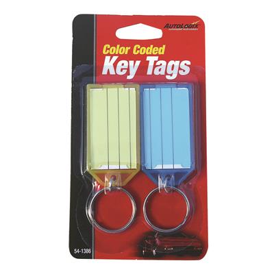 Key Tags-Color Coded-2Pk