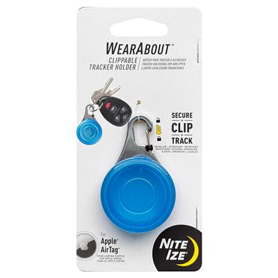 Nite Ize WearAbout Clippable Tracker Holder Blue