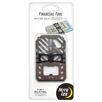 Nite Ize Financial Tool Multi Tool Wallet Stainless