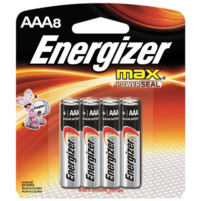 Energizer Max AAA Battery 8 Pack