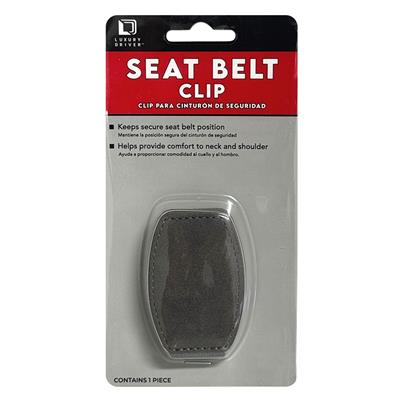 Luxury Driver Seatbelt Clip - Gray