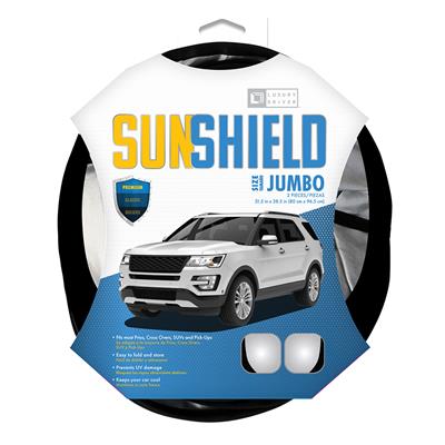 Luxury Driver Jumbo Premium Twist Sun Shield
