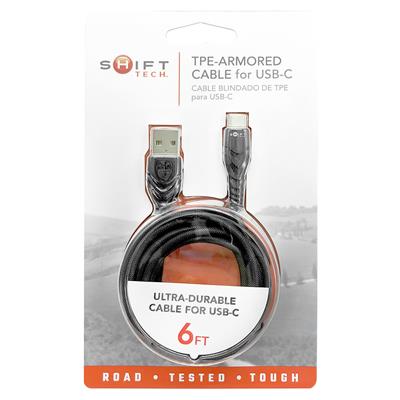 Shift Tech Type C King Kong Cable Gray/Black 6ft