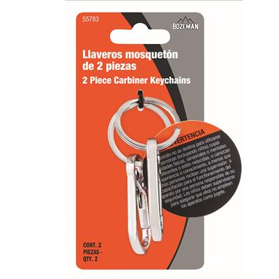 Bozeman Carabiner Clip Keychain - 2 Pack