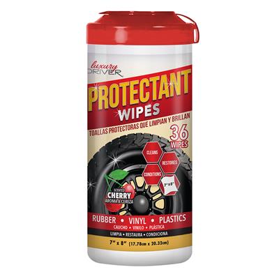 Luxury Driver Protectant Wipes 36 Ct Canister
