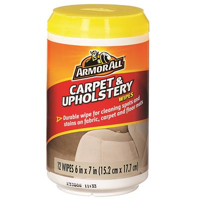 Armor All Carpet and Upholstery Wipes 12 Count
