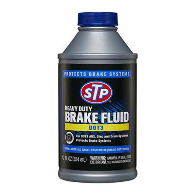 Stp Dot 3 Brake Fluid 12 ounce