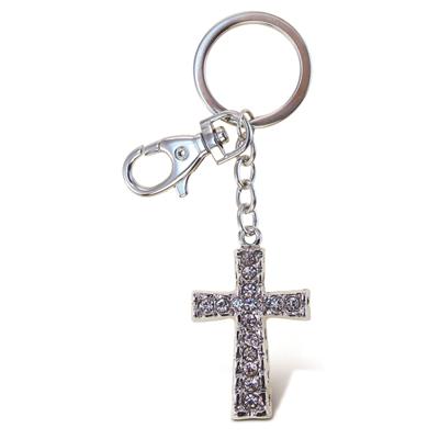 Sparkling Charms Keychain - Cross