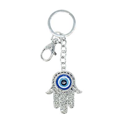 Sparkling Charms Keychain - Evil Eye Hamsa