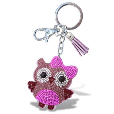 Sparkling Charms Keychain - Owl