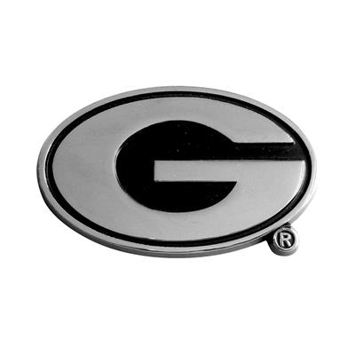 Chrome Auto Emblem - University Of Georgia