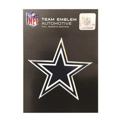 Chrome Auto Emblem - Dallas Cowboys