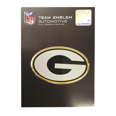 Chrome Auto Emblem - Greenbay Packers