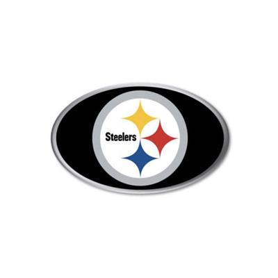 Chrome Auto Emblem - Pittsburg Steelers