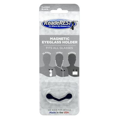 Readerest Black Magnetic Eyeglass Holder