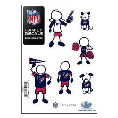 Family Car Decals - Houston Texans