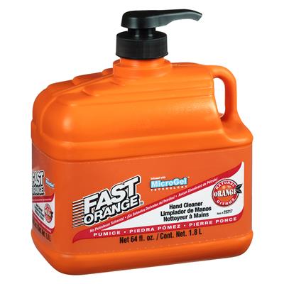 Fast Orange Pumice Hand Cleaner with Pump- 0.5 Gallon