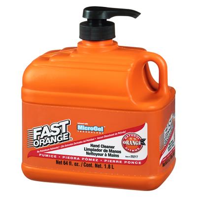 Fast Orange Pumice Hand Cleaner with Pump- 0.5 Gallon