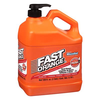 Fast Orange Pumice Hand Cleaner with Pump- 1 Gallon