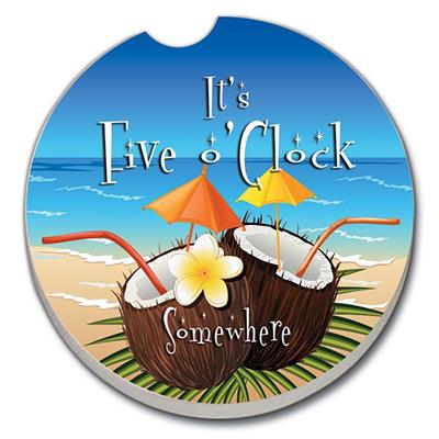 Auto Coaster - Five O'clock Coconuts
